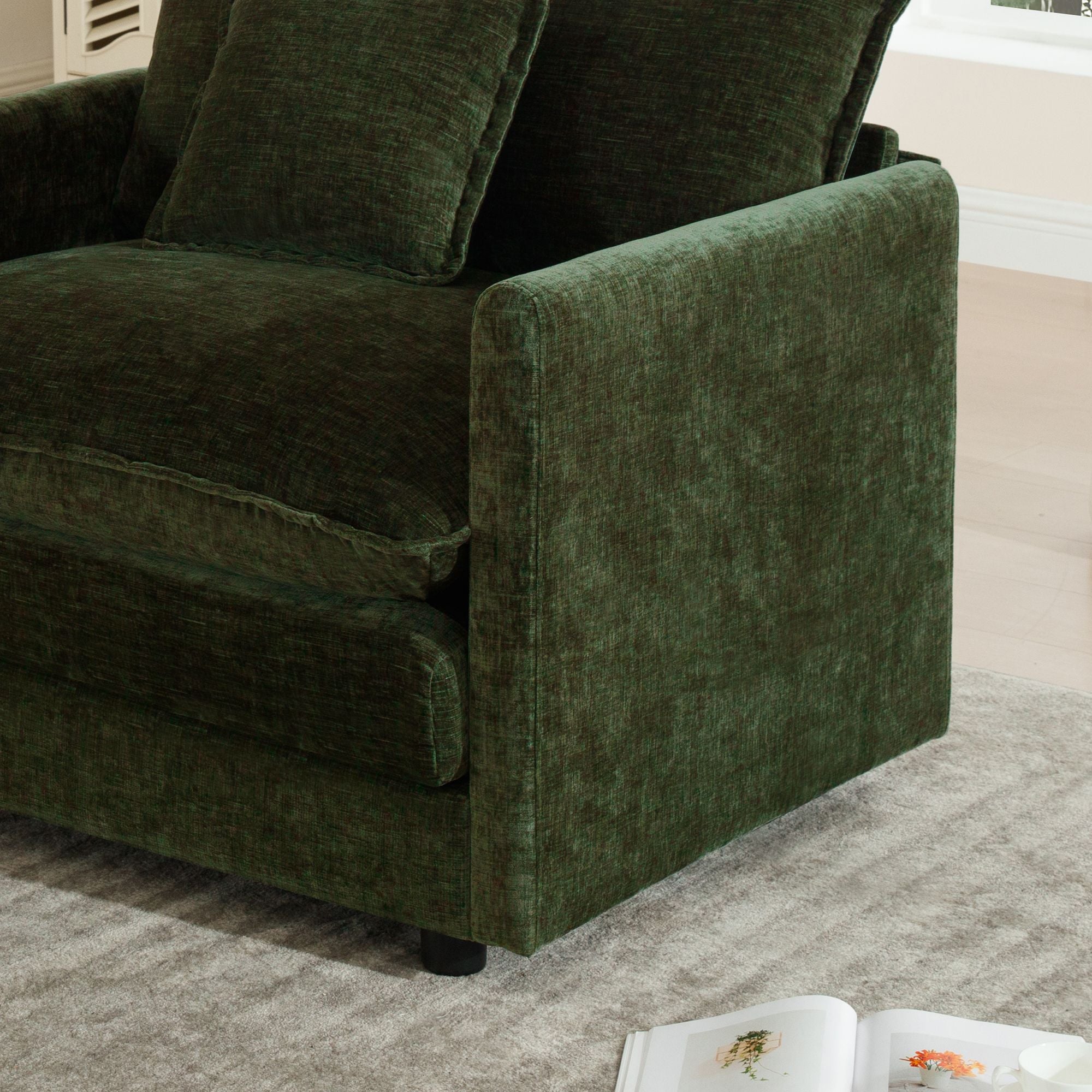 Flexible 3-Piece Sofa Set: 2 Two-Seaters & 1 Three-Seater for Living Room