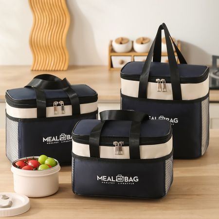 Three-Piece Insulated Lunch Bag Set for Everyday Outings