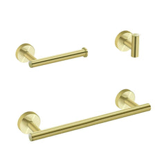 3-Piece Bathroom Hardware Set with Hidden Mounting Screws