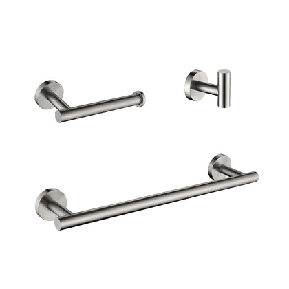 3-Piece Bathroom Hardware Set for Modern Organized Spaces