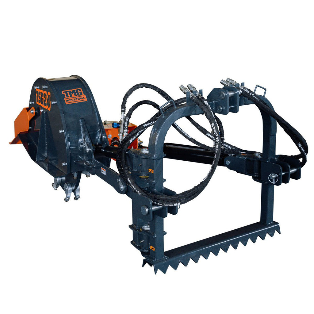 3-Point PTO Stump Grinder, 20-, Cat 1 & 2 Hookups, Below & Above Ground, 40°