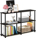 Toolless Open Bookshelf and Corner Shelf for Living Room, Garage, or Home Office