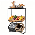 Adjustable Three-Tier Beverage Crate Organizer