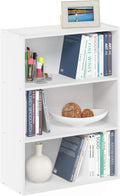 3-Tier Wide Bookcase: Versatile Storage for Living Room, Bedroom, or Office