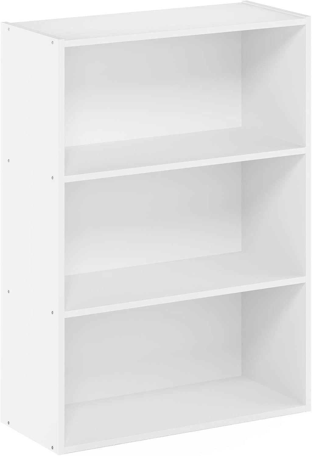3-Tier Wide Bookcase: Versatile Storage for Living Room, Bedroom, or Office