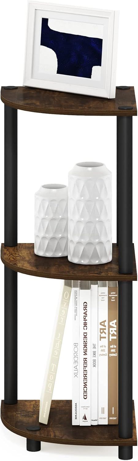 Maximize Corner Space with a 3-Tier Open Shelf Bookshelf