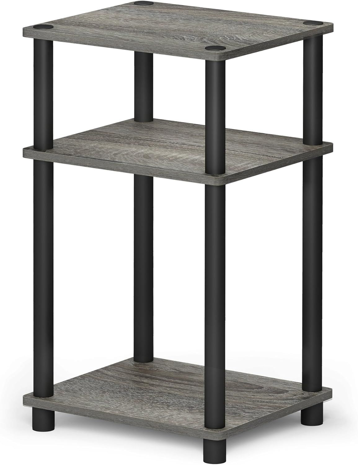 3-Tier Open Shelf End Table for Living Room, Bedroom, Bathroom