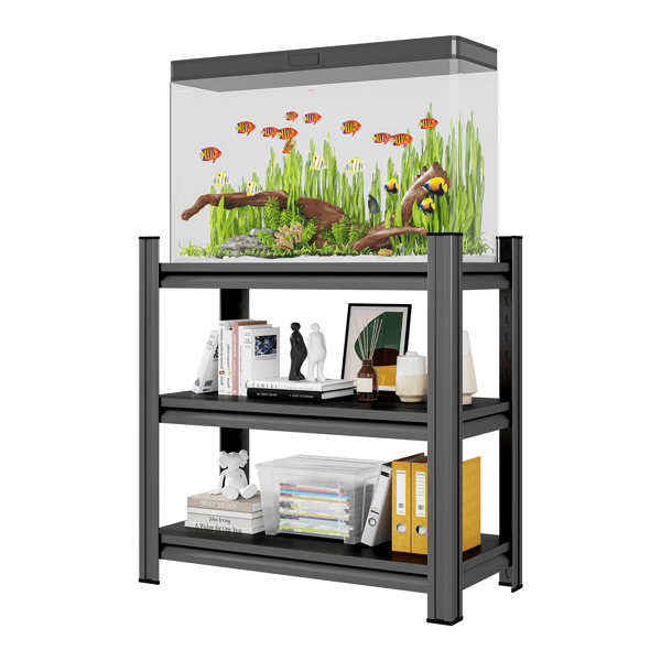 3-Tier Adjustable Metal Shelving for Home & Garage