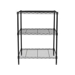 3-Tier Multipurpose Wire Shelving Rack for Organized Storage