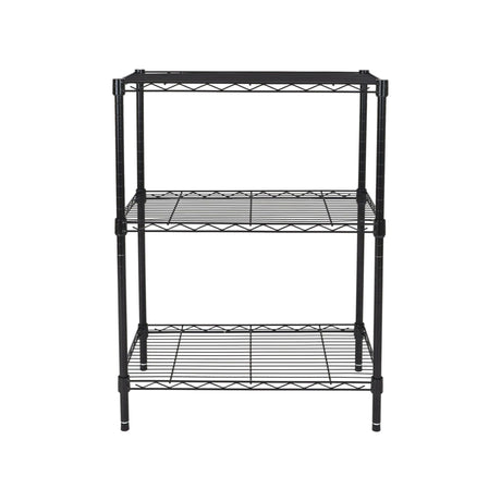 3-Tier Multipurpose Wire Shelving Rack for Organized Storage