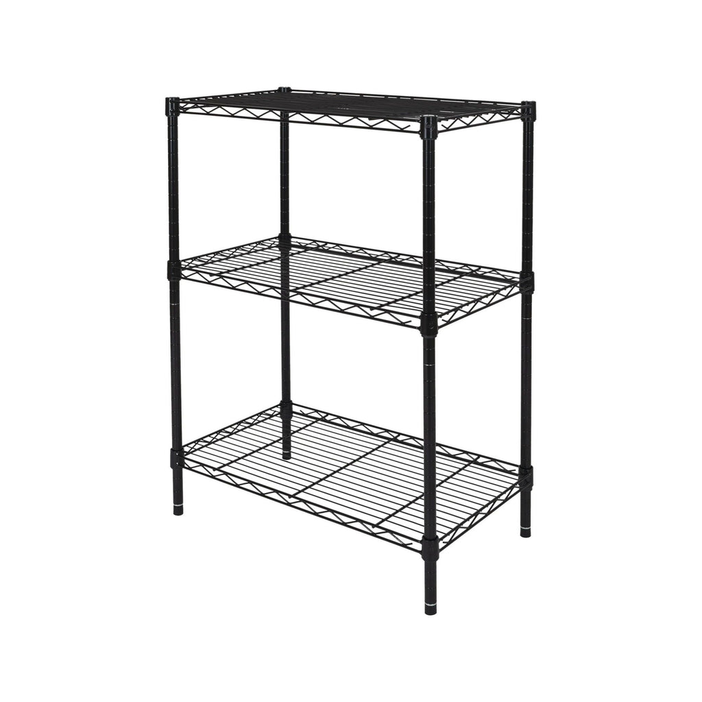 3-Tier Multipurpose Wire Shelving Rack for Organized Storage