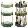 Three-Tier Rotating Makeup and Perfume Organizer