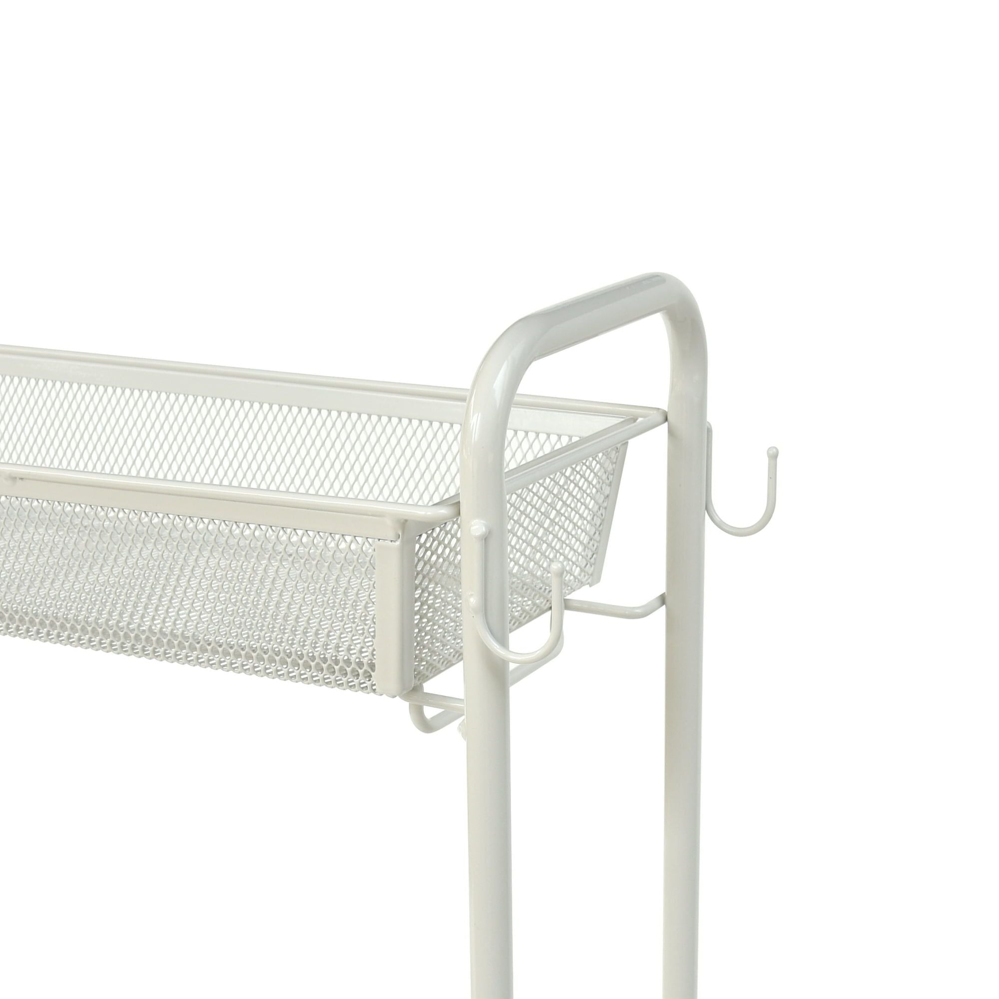 Organize Your Bathroom with This Slim 3-Tier Rolling Cart