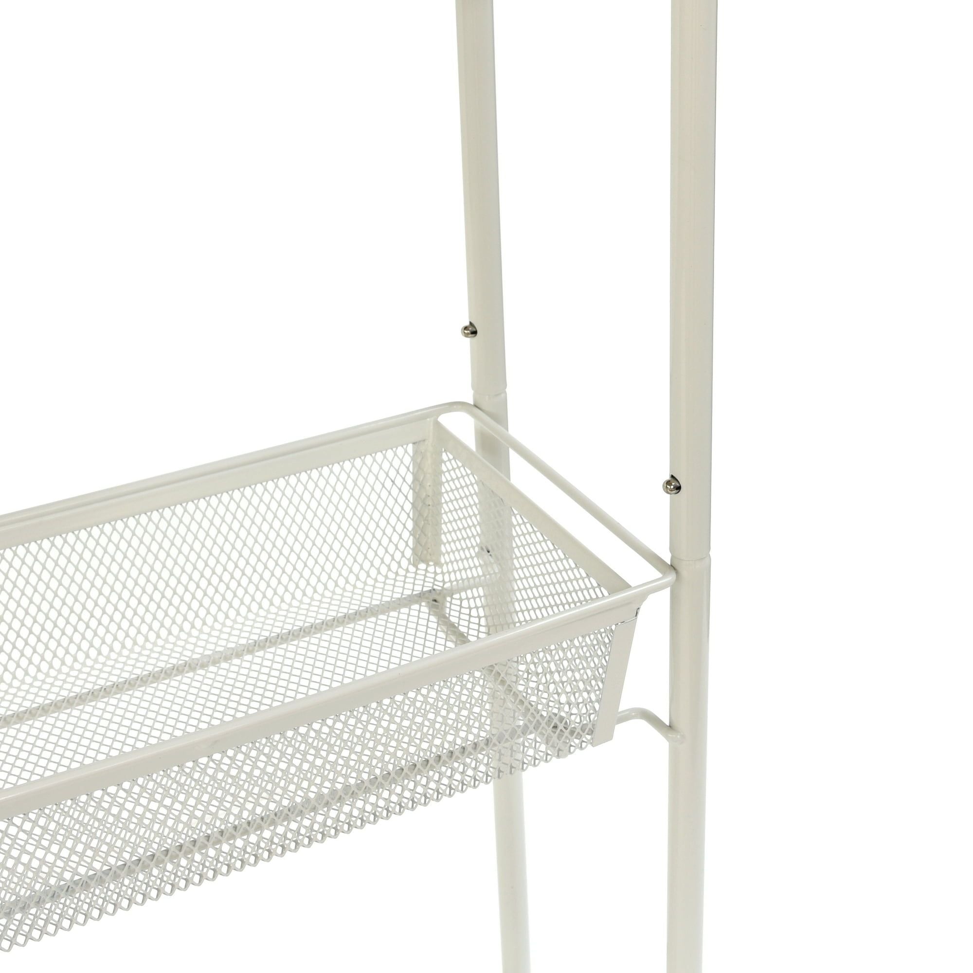 Organize Your Bathroom with This Slim 3-Tier Rolling Cart