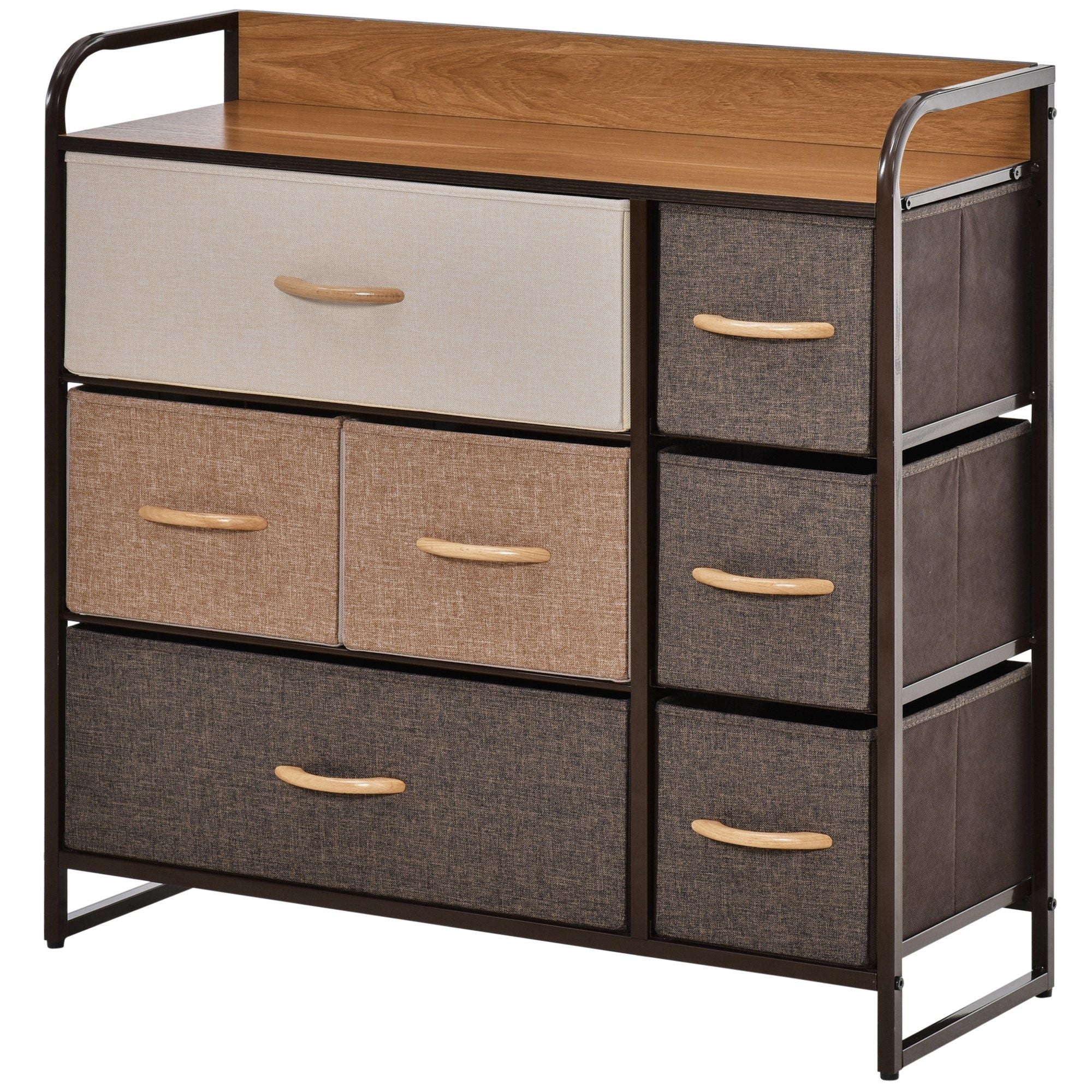 7-Drawer Storage Organizer with Foldable Drawers