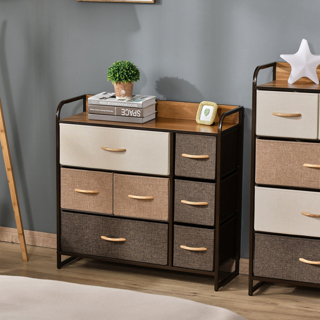 7-Drawer Storage Organizer with Foldable Drawers