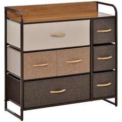 7-Drawer Storage Organizer with Foldable Drawers