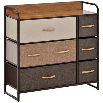 7-Drawer Storage Organizer with Foldable Drawers