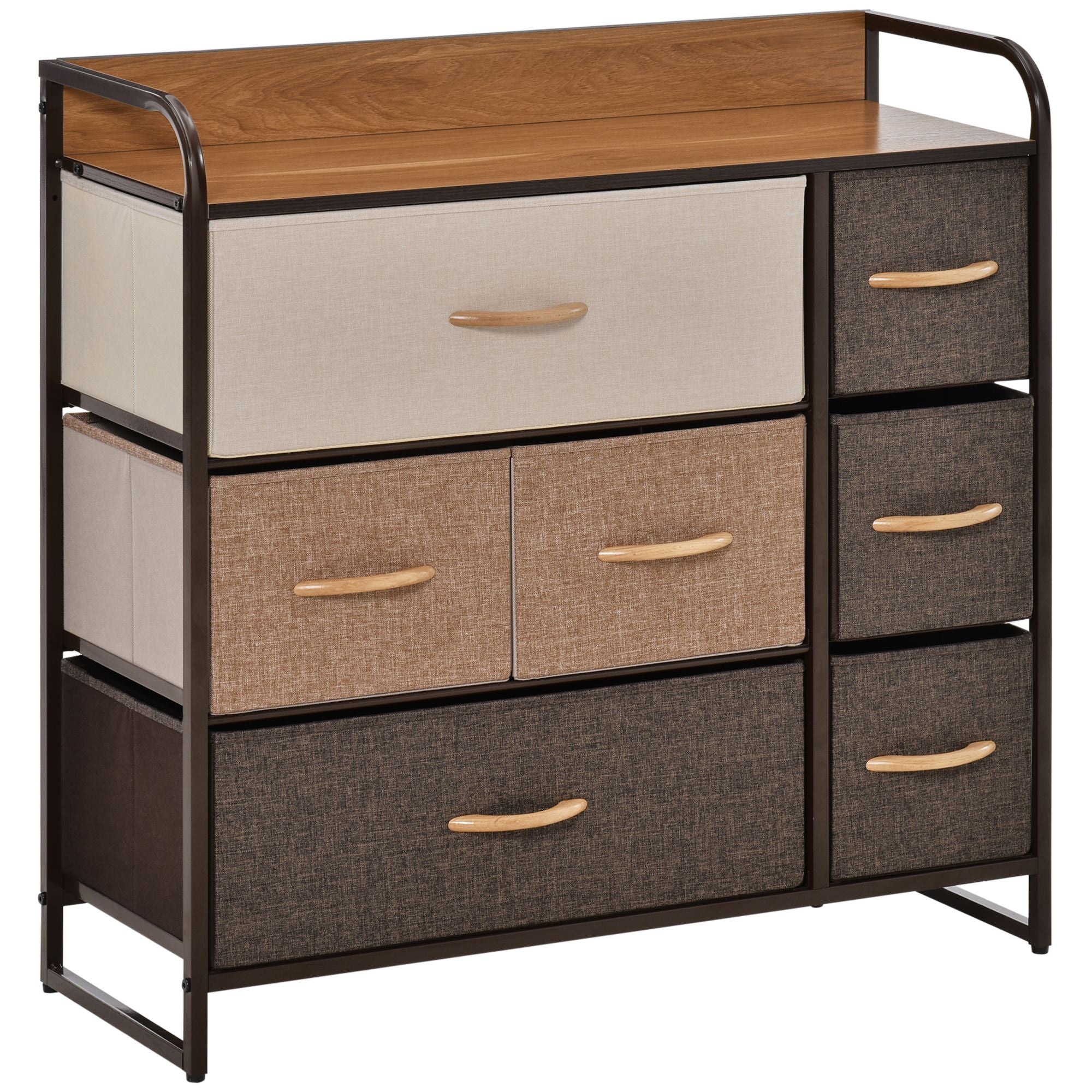 7-Drawer Storage Organizer with Foldable Drawers