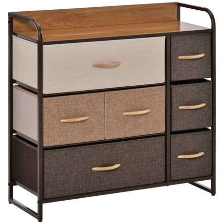 7-Drawer Storage Organizer with Foldable Drawers