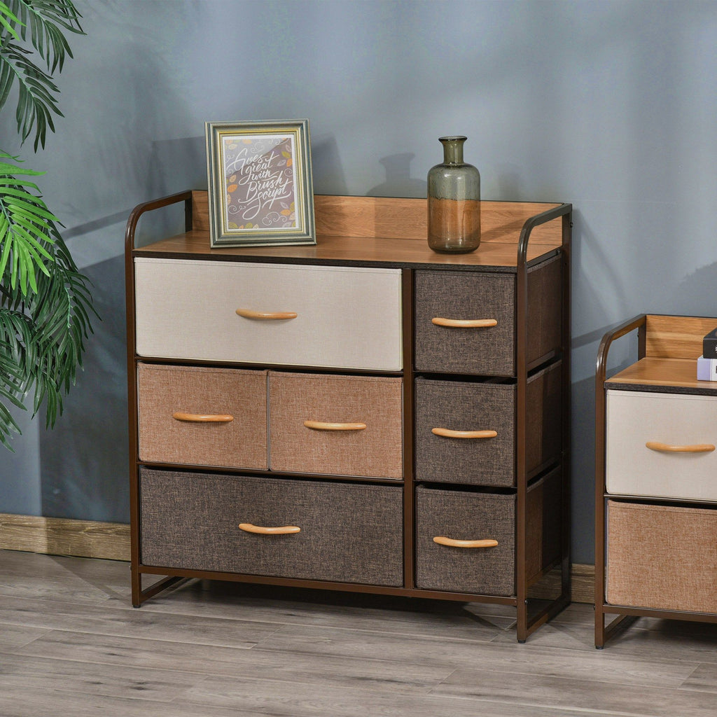 7-Drawer Storage Organizer with Foldable Drawers