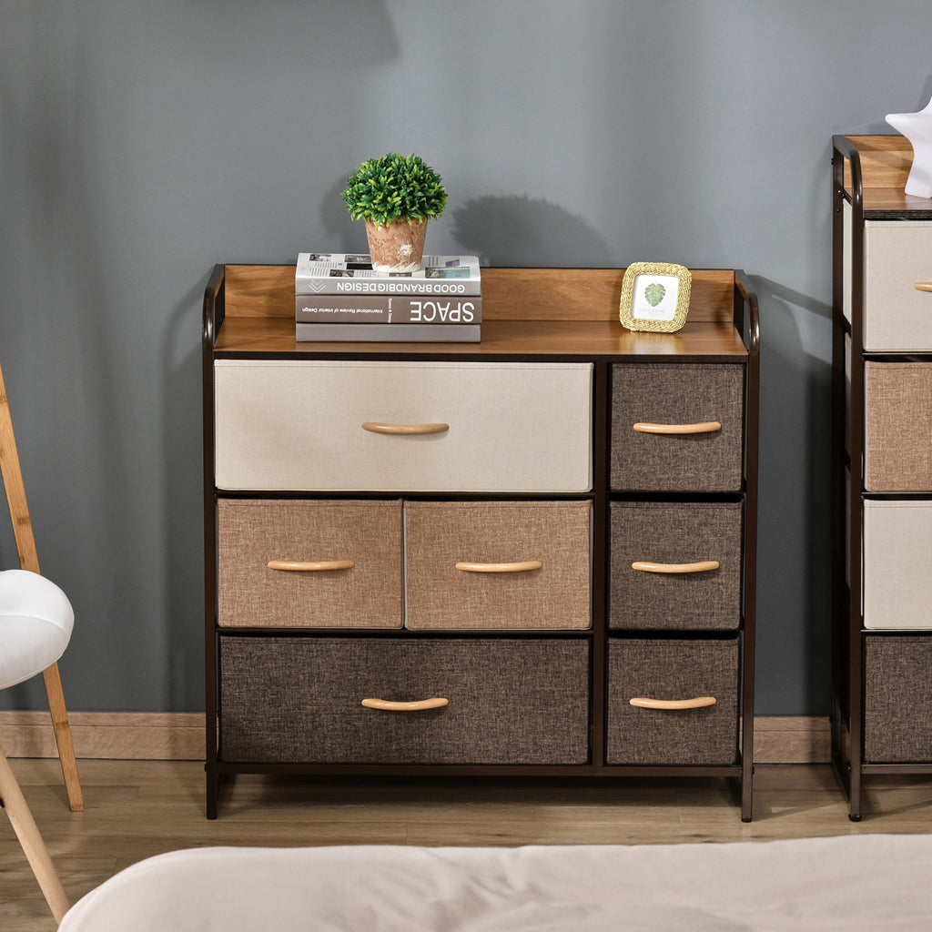 7-Drawer Storage Organizer with Foldable Drawers