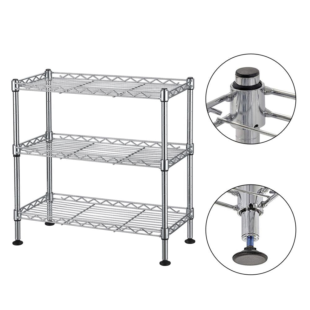3-Tier UltraZinc Cabinet Organizer – Compact and Adjustable