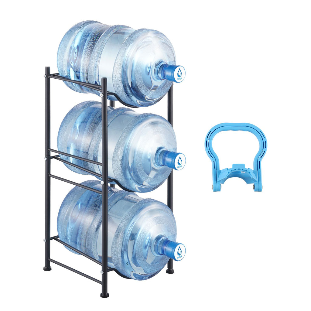 Vertical Water Jug Rack with Detachable Tiers