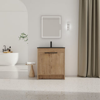 Freestanding Bathroom Vanity with Basin and Soft-Close Doors