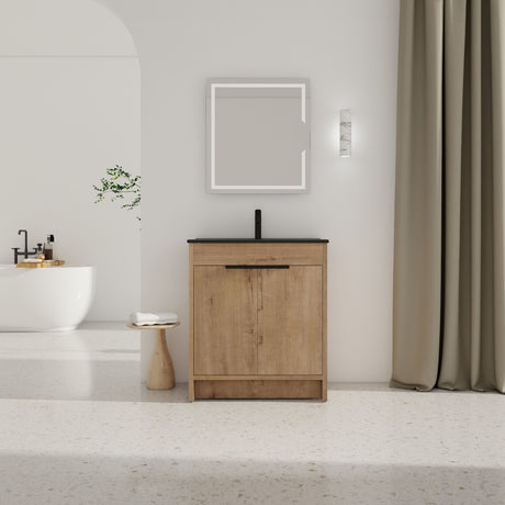Freestanding Bathroom Vanity with Basin and Soft-Close Doors