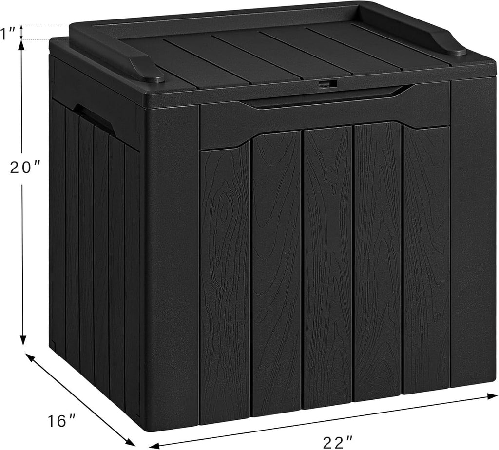 Lockable Outdoor Deck Box for Patio Cushions and Pool Gear