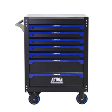 Seven-Drawer Rolling Tool Cart with Locking Casters