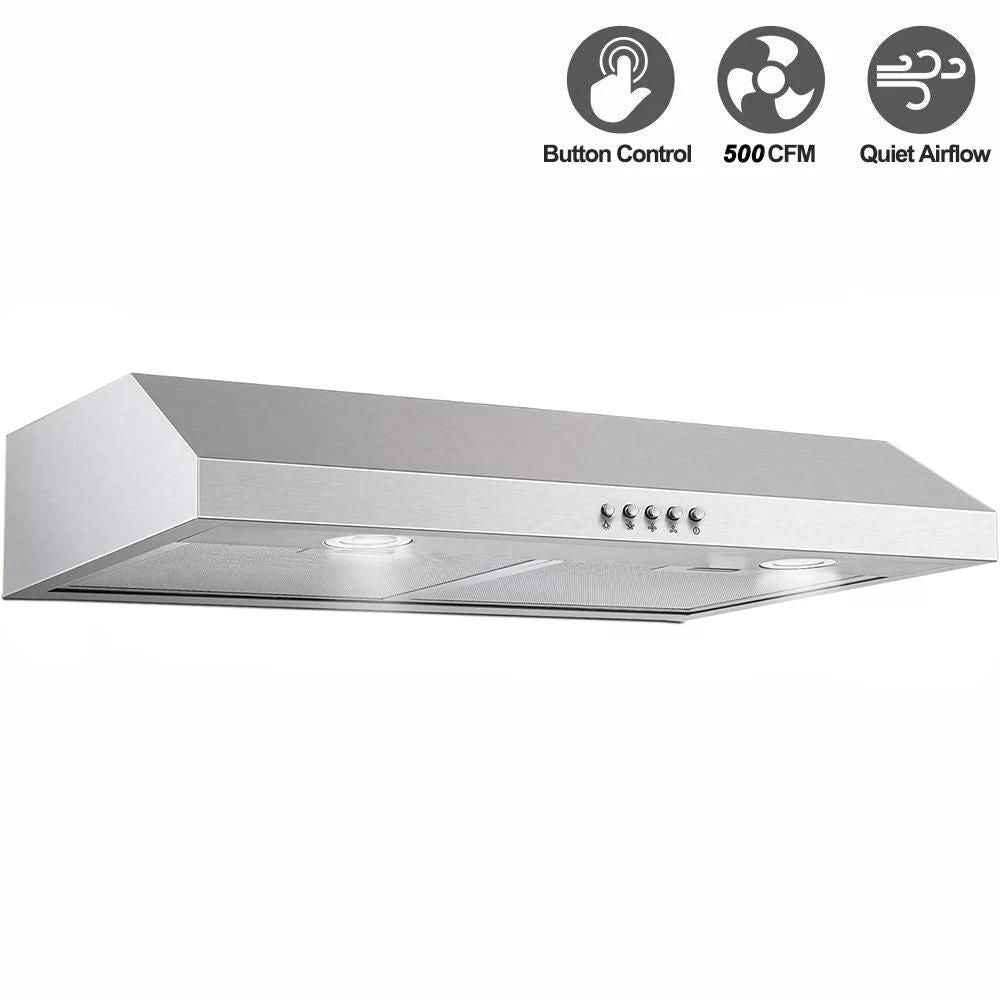 Under-Cabinet Range Hood With LED Lighting