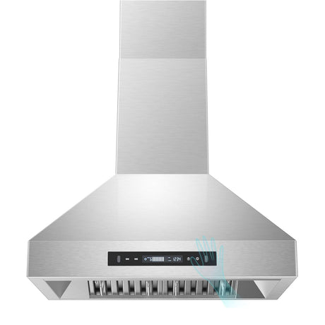 30 Range Hood with 900 CFM, Gesture Sensing & Touch Control