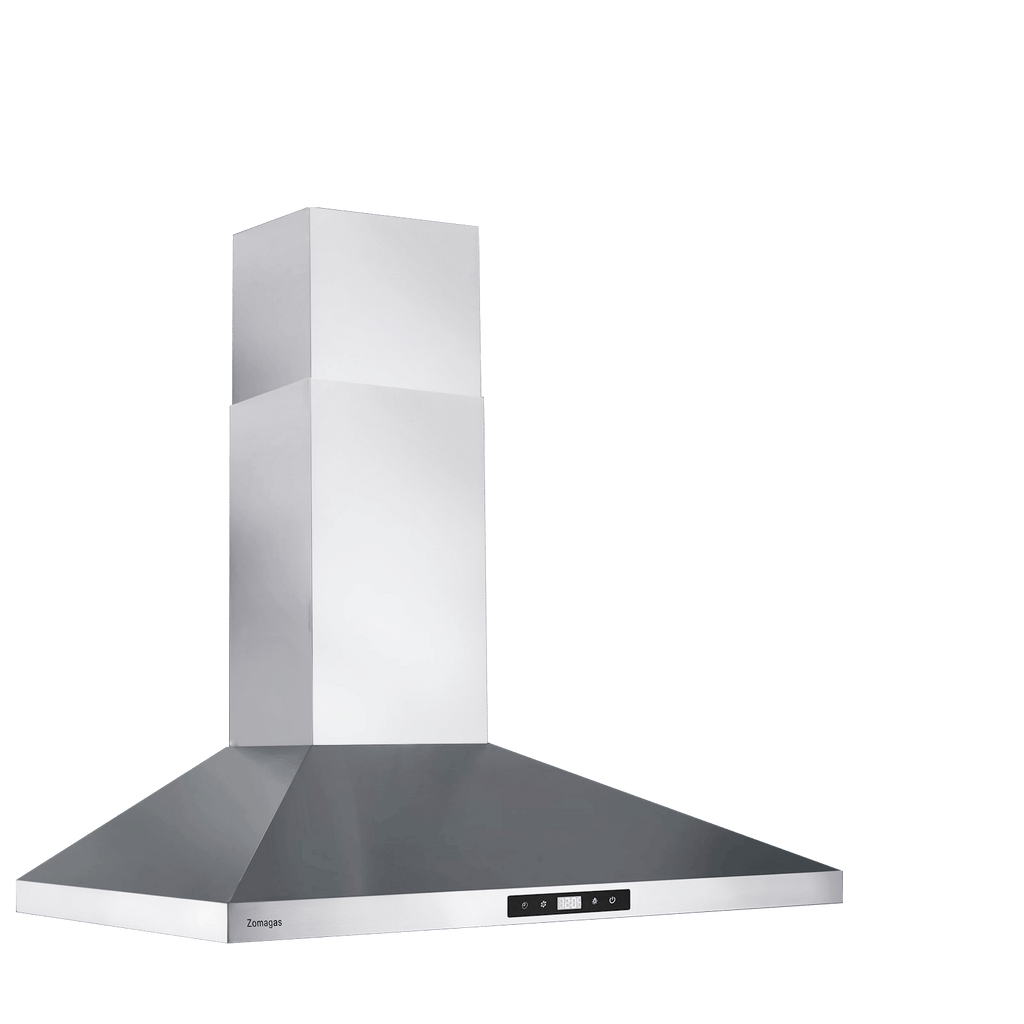 Wall Mounted Range Hood with Touch Control and LED Lighting