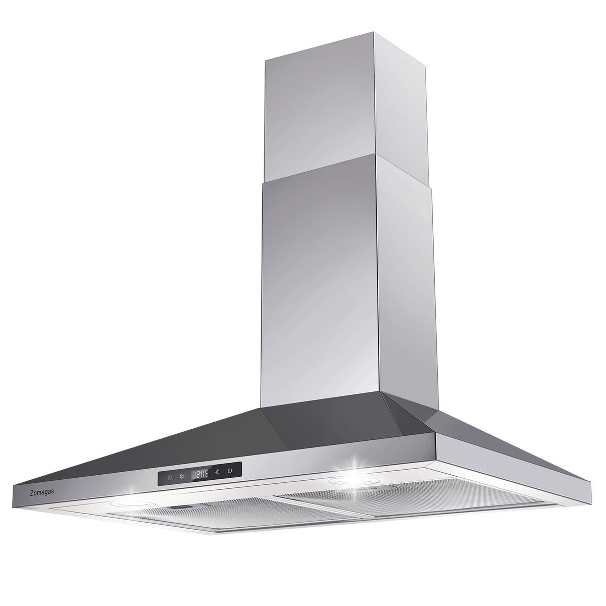 Wall Mounted Range Hood with Touch Control and LED Lighting