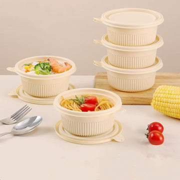30-Pack Reusable Meal Prep Containers – Stackable Bento Boxes for Kitchen Storage