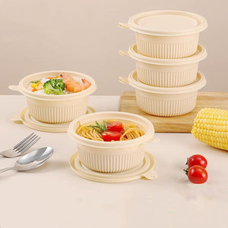 30-Pack Reusable Meal Prep Containers – Stackable Bento Boxes for Kitchen Storage