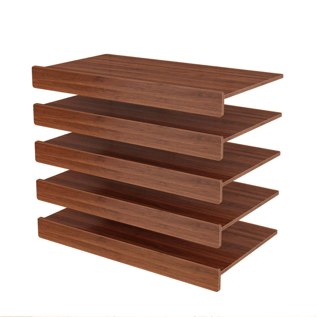 Premium MDF Wood Shelf Liners - Odor-Free & for Pantry Organization