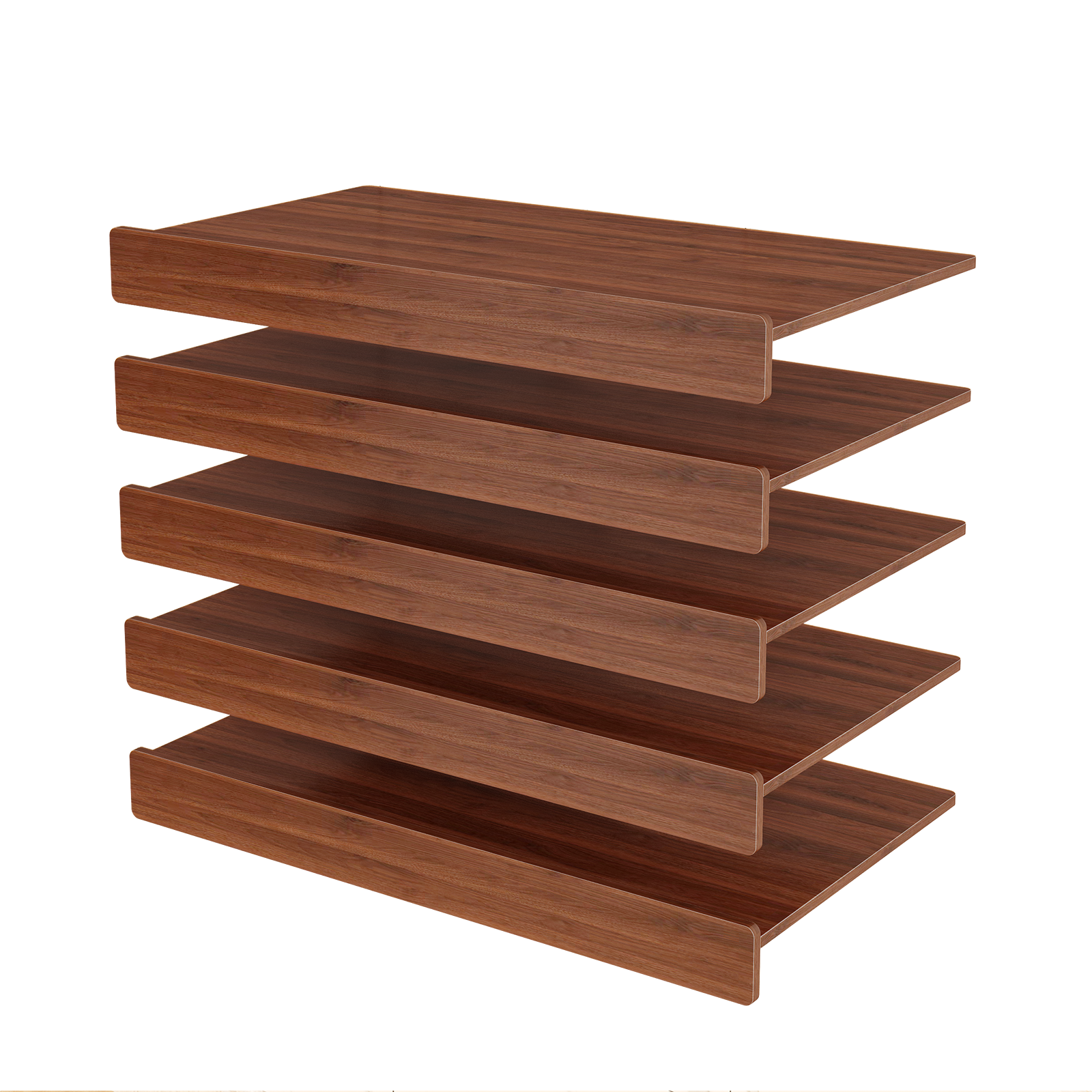 Premium MDF Wood Shelf Liners - Odor-Free & for Pantry Organization