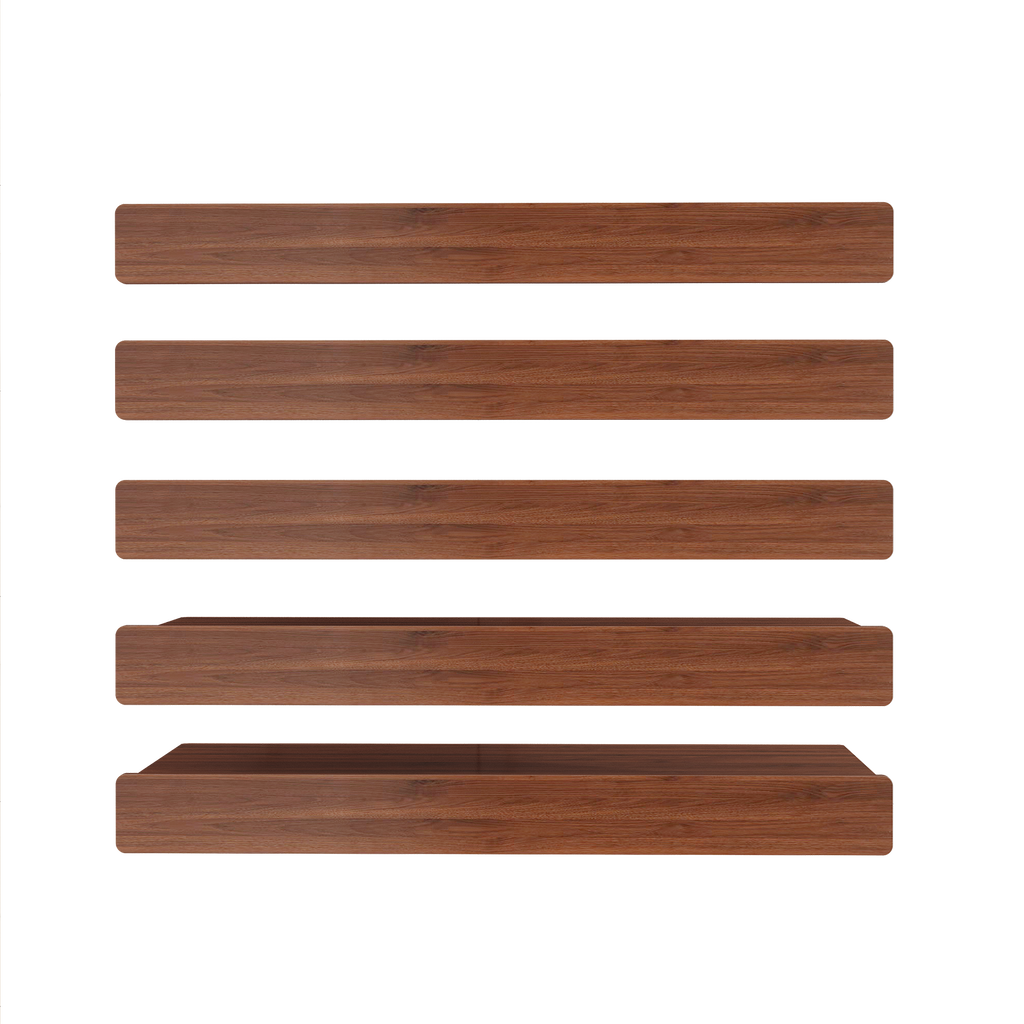 Premium MDF Wood Shelf Liners - Odor-Free & for Pantry Organization