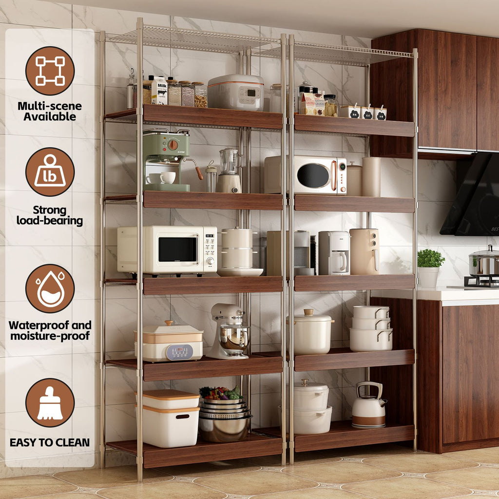 Premium MDF Wood Shelf Liners - Odor-Free & for Pantry Organization