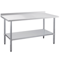 Commercial Work Table with Undershelf for Efficient Kitchen Workspace