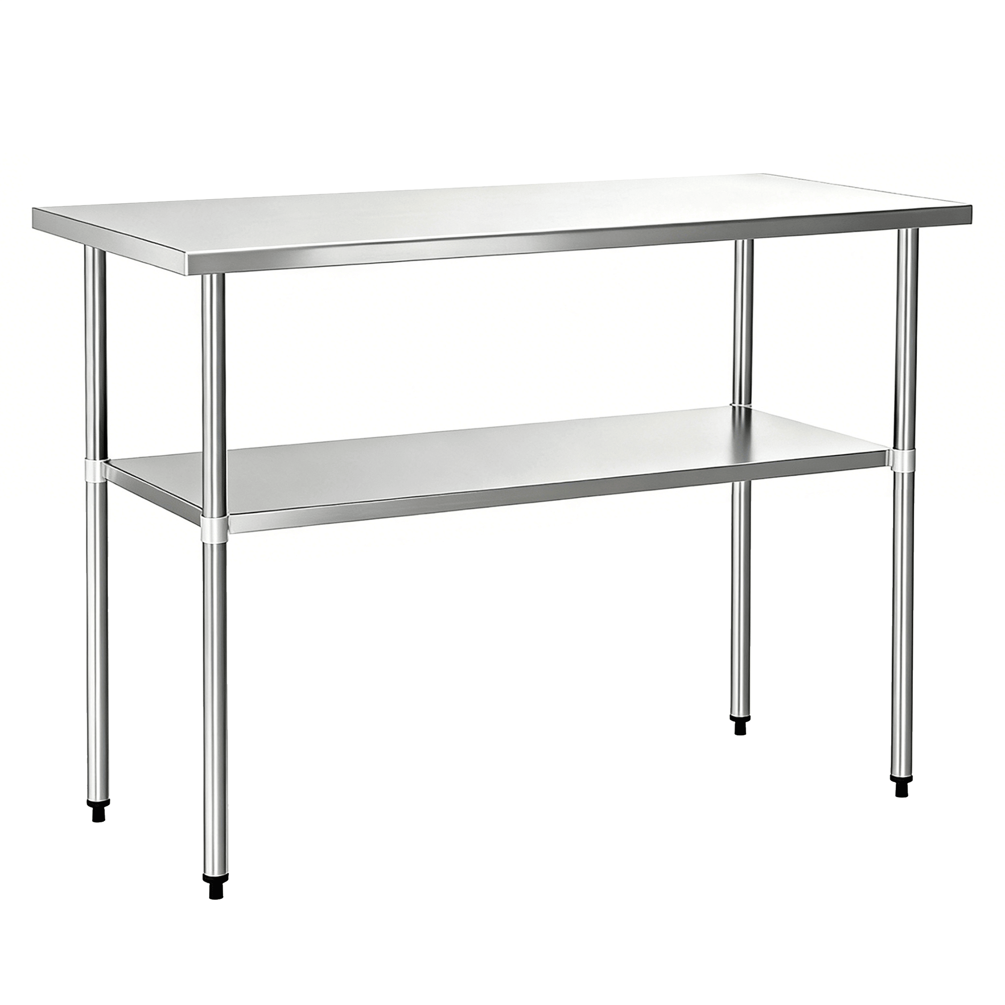 Commercial Work Table with Undershelf for Tight Spaces