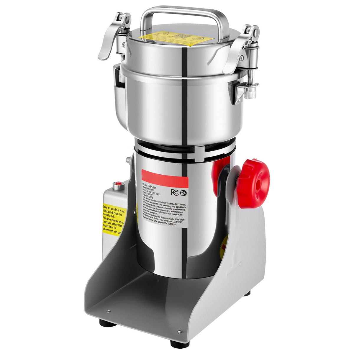 Versatile Electric Grain Mill Grinder for Dry Grinding