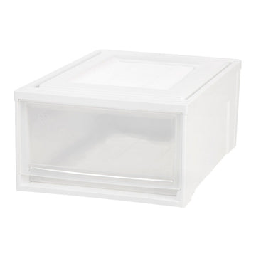 Stackable Clear Storage Bins - Versatile Organization for Home and Office