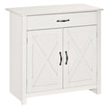 Farmhouse Sideboard Cabinet with Barn Doors and Adjustable Shelves