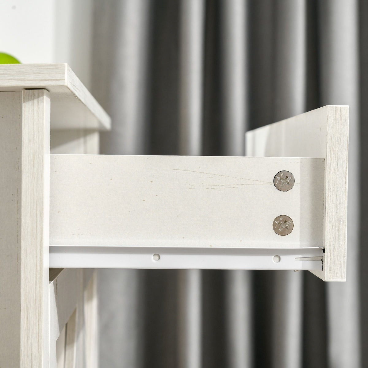 Farmhouse Sideboard Cabinet with Barn Doors and Adjustable Shelves