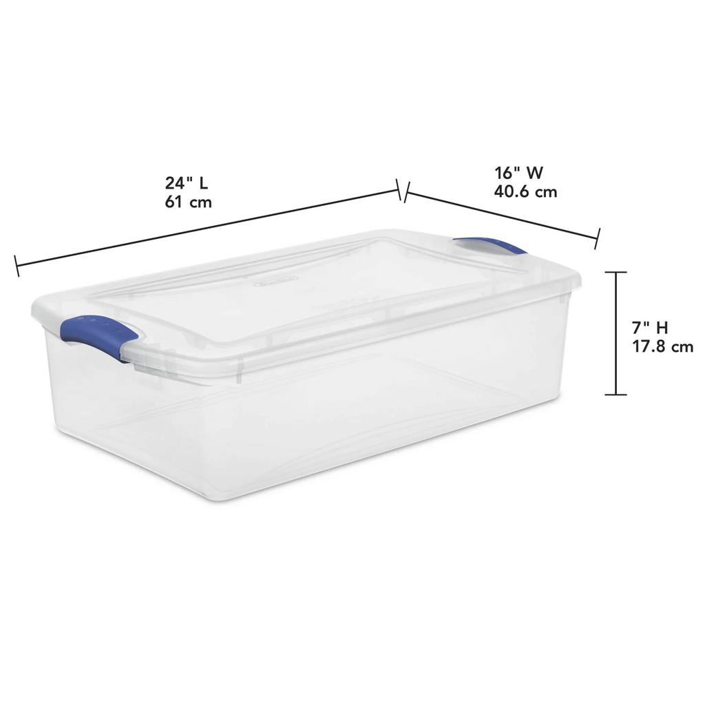 Latch Box Storage Bin with Lid – Organize Your Space
