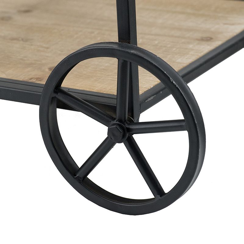 Three-Tier Bar Cart on Wheels